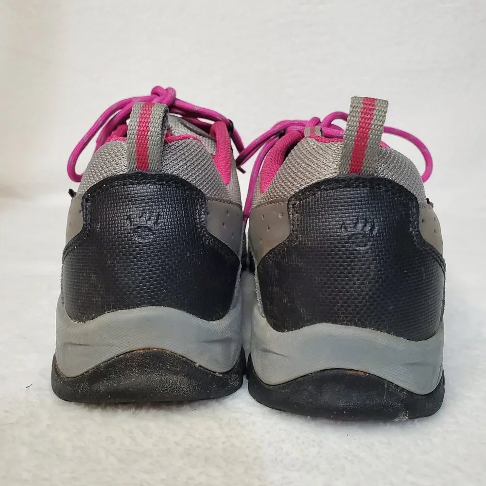 Bearpaw Hiking Shoes Pink & Grey Walking Hiker Activewear Women's Size 10 - Picture 5 of 11